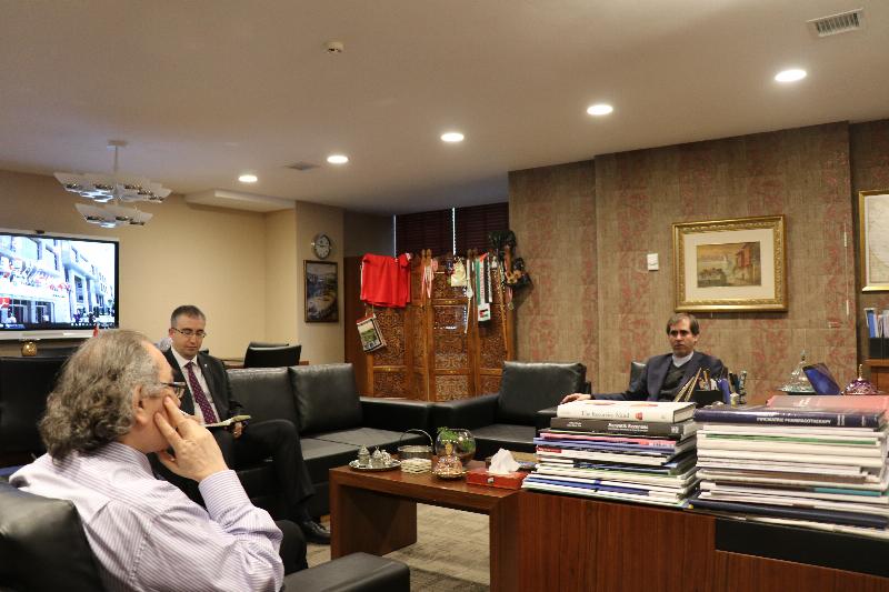 İran Büyükelçiliğinden Prof. Dr. Nevzat Tarhan’ı ziyaret