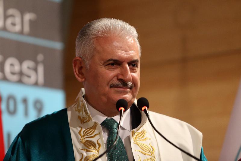 TBMM Başkanı Binali Yıldırım’a  Üsküdar Üniversitesi’nden Fahri Doktora 9