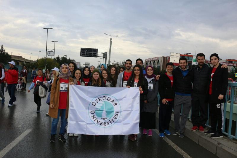 Üsküdar Üniversiteliler İstanbul Maratonu'na katıldı