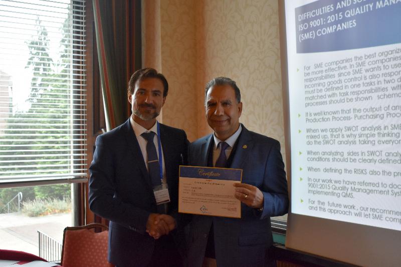 Dr Faculty Member Hasan Çiçek attended a conference in Scotland 2