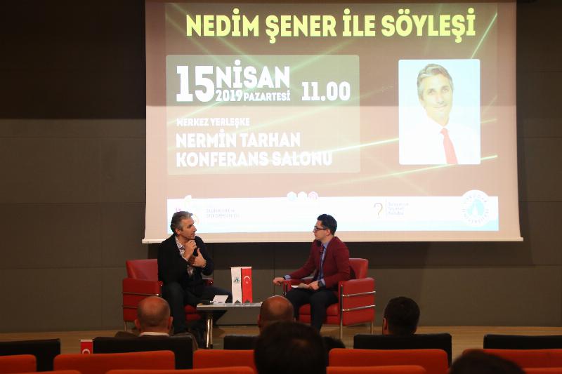 Gazeteci Nedim Şener Üsküdarlı öğrencilerle buluştu