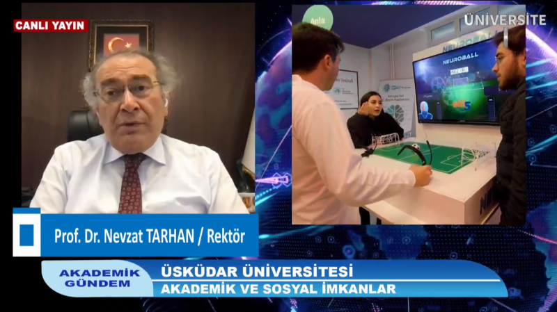 Üniversite TV’de yayınlanan ‘Akademik Gündem’ programının canlı yayın konuğu Üsküdar Üniversitesi Kurucu Rektörü Prof. Dr. Nevzat Tarhan oldu 3
