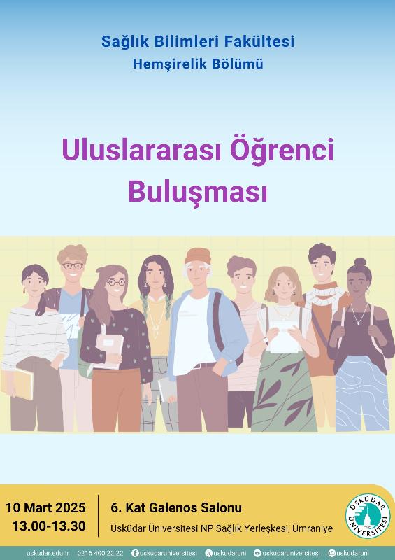 Uluslararası öğrenci buluşması (2024-2025 Bahar)