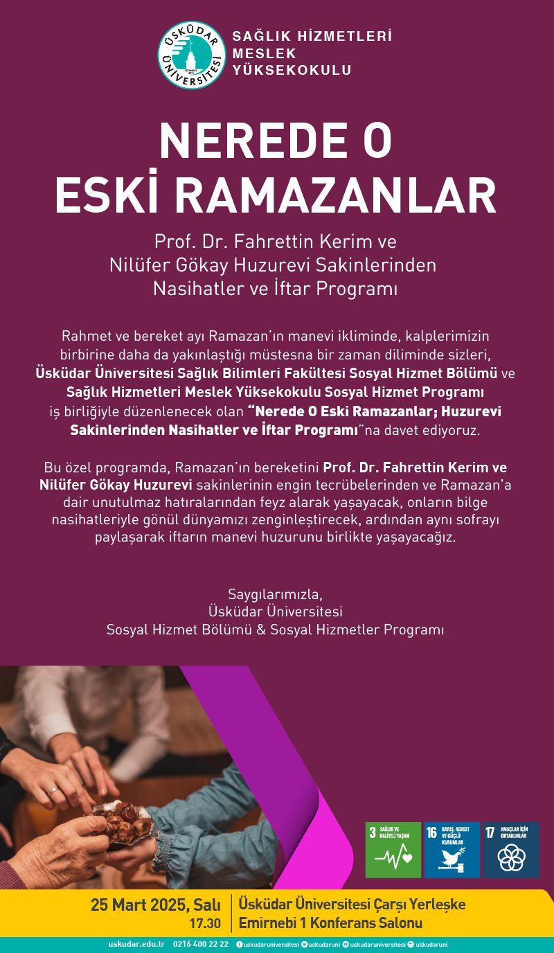 Nerede O Eski Ramazanlar