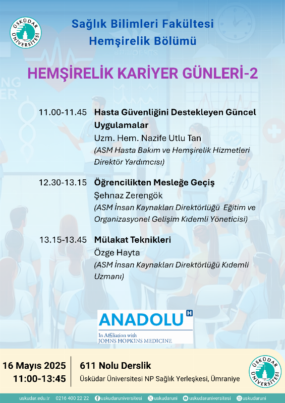 Hemşirelik Bölümü Kariyer Etkinliği- 2 2024-2025