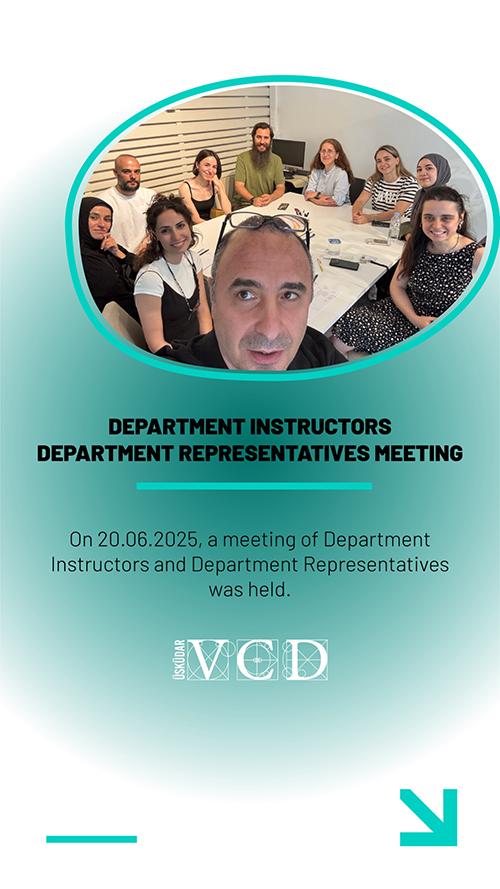 Department meeting: department lecturers and department representatives