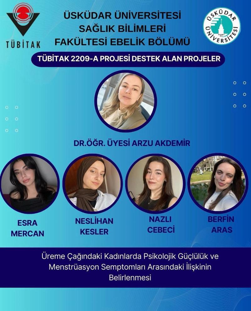 TÜBİTAK 2209-A Kabul Edilen Öğrenci Projelerimiz